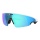 Oakley Sonnenbrille Meta Vanguard 800106 (Glasfarbe: Prizm Sapphire) weiss - 1 Brille mit Hartschalenetui